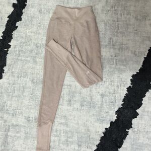 Alo Yoga High-Waisted Leggings Size XXS | Beige Neutral | Athletic Yoga Pants